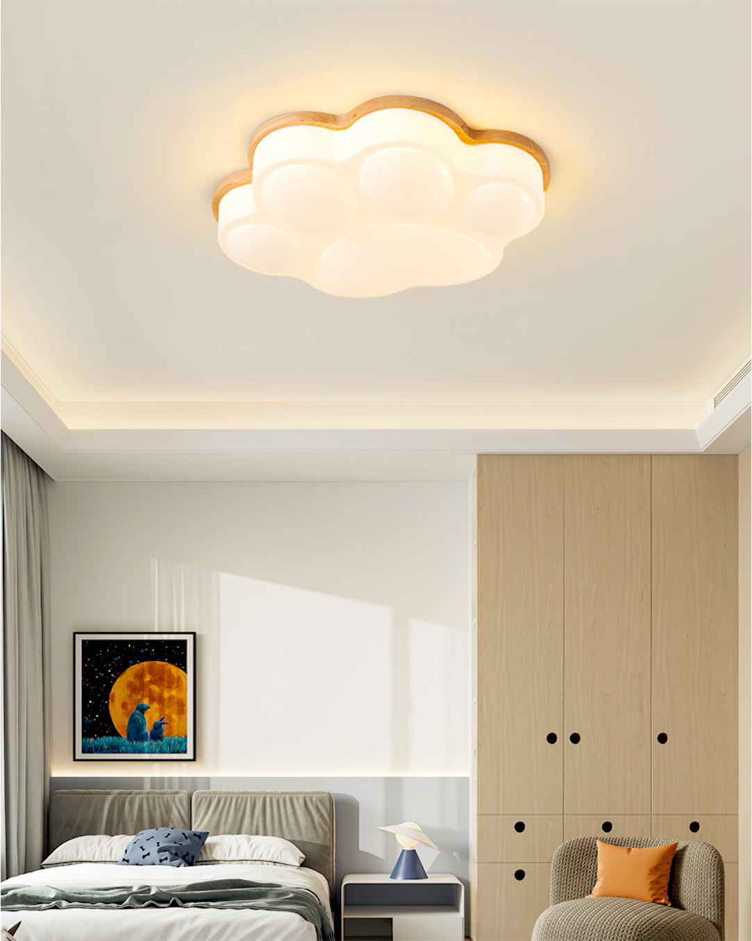 Plafonnier Design Patte de Chat - Ambiance Ludiques et Cosy