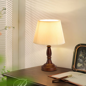 Lampe de Bureau en Bois - Éclairage Ambiant et Élégance Naturelle