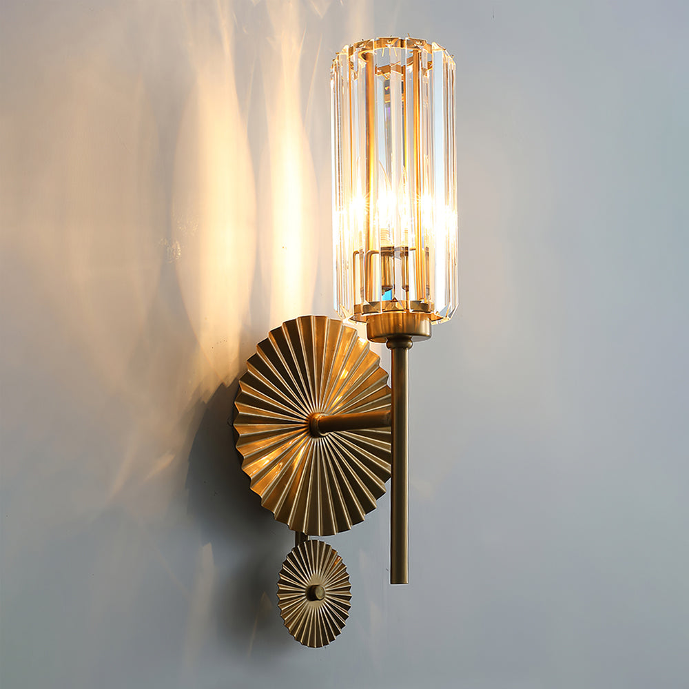 Applique Murale Cylindrique en Cuivre - Éclairage Luxueux et Économe en Énergie