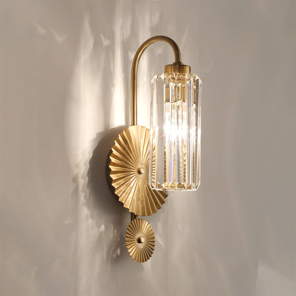 Applique Murale Cylindrique en Cuivre - Éclairage Luxueux et Économe en Énergie