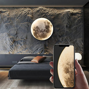 Lampe Murale LED Lune - Éclairage Apaisant et Design Élégant