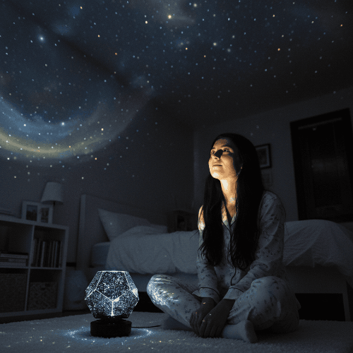 Projecteur de Galaxie Ajustable | Atmosphère Relaxante et Éblouissante