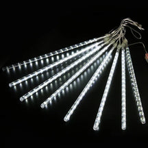 Lumières LED Pluie de Météores | Éclat Magique pour Décor Extérieur