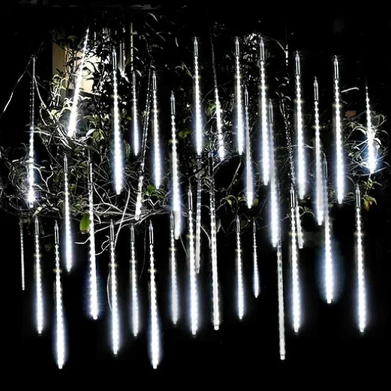 Lumières LED Pluie de Météores - Éclairage Magique et Économe en Énergie
