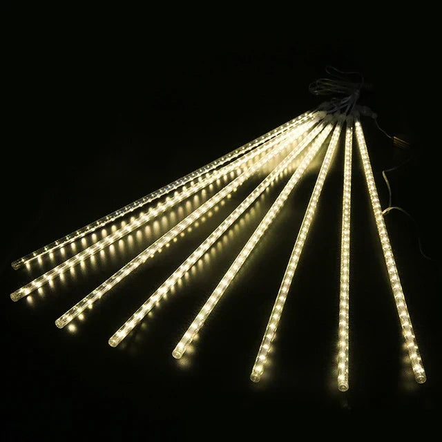 Lumières LED Pluie de Météores - Éclairage Magique et Économe en Énergie