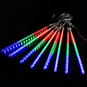 Lumières LED Pluie de Météores - Éclairage Magique et Économe en Énergie