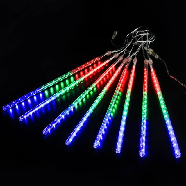 Lumières LED Pluie de Météores - Éclairage Magique et Économe en Énergie