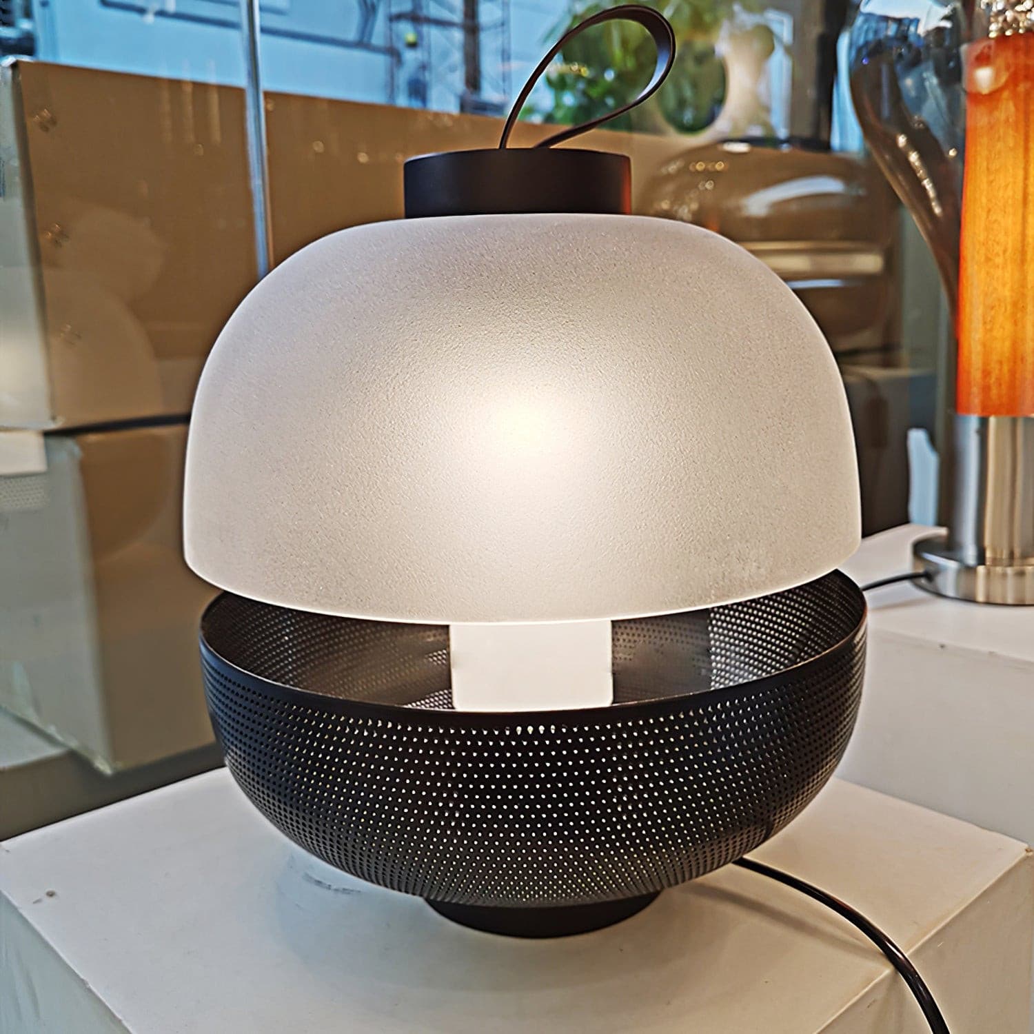 Lampe de Table Élégante en Verre - Éclairage Intime et Raffiné