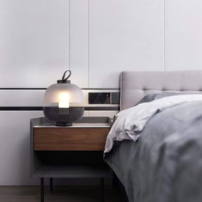 Lampe de Table Élégante en Verre - Éclairage Intime et Raffiné