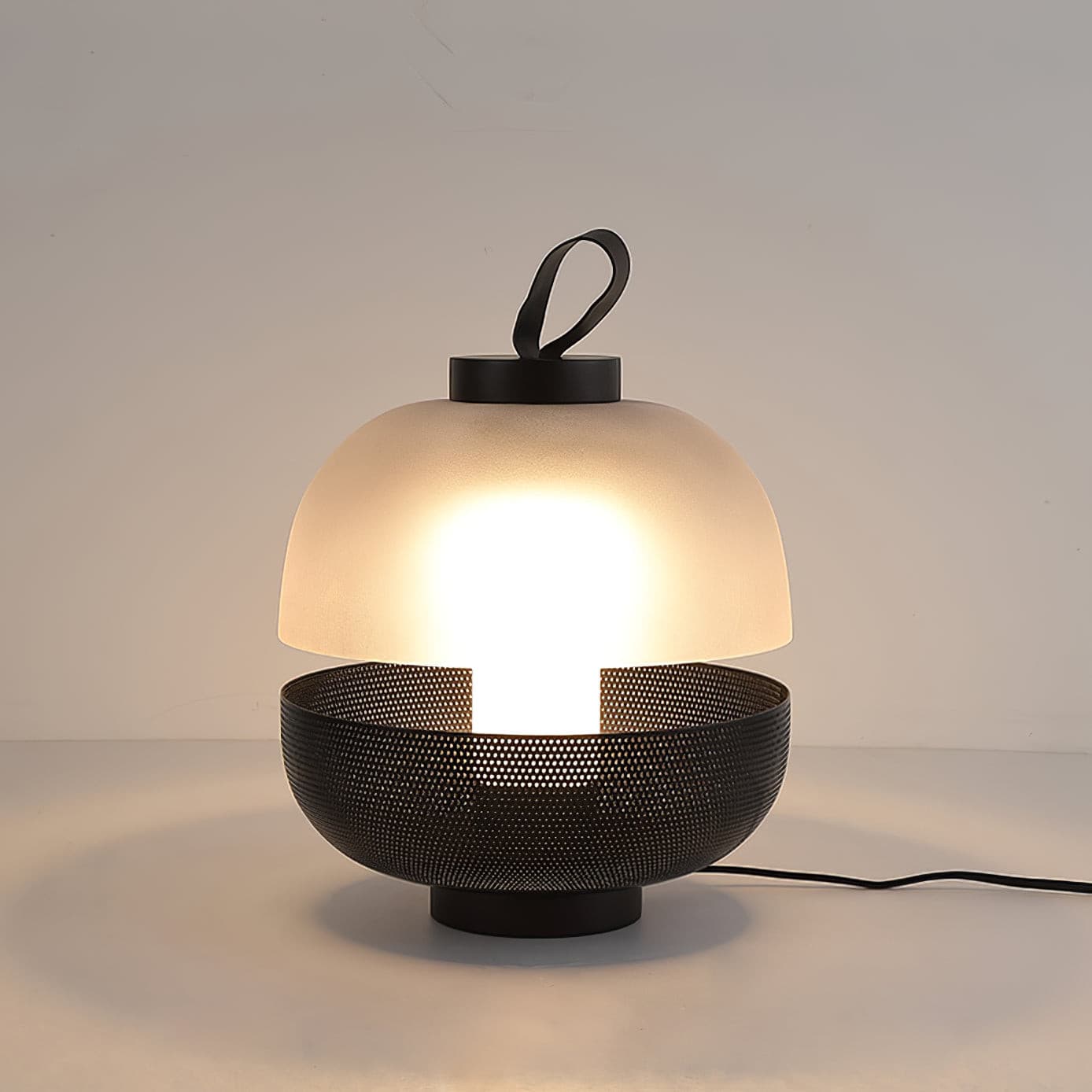 Lampe de Table Élégante en Verre - Éclairage Intime et Raffiné
