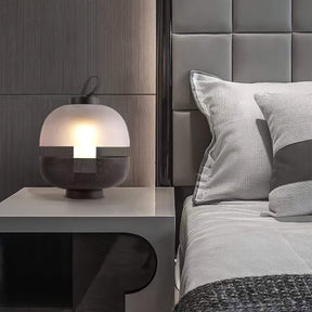 Lampe de Table Élégante en Verre - Éclairage Intime et Raffiné