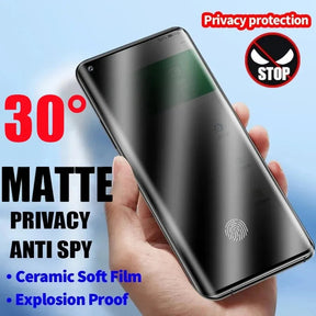 Protecteur d'écran de confidentialité Samsung - Matériau en céramique mate et durable