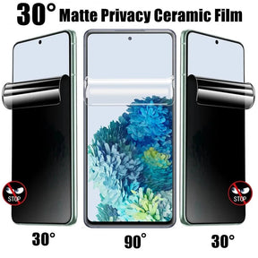 Protecteur d'écran de confidentialité Samsung - Matériau en céramique mate et durable