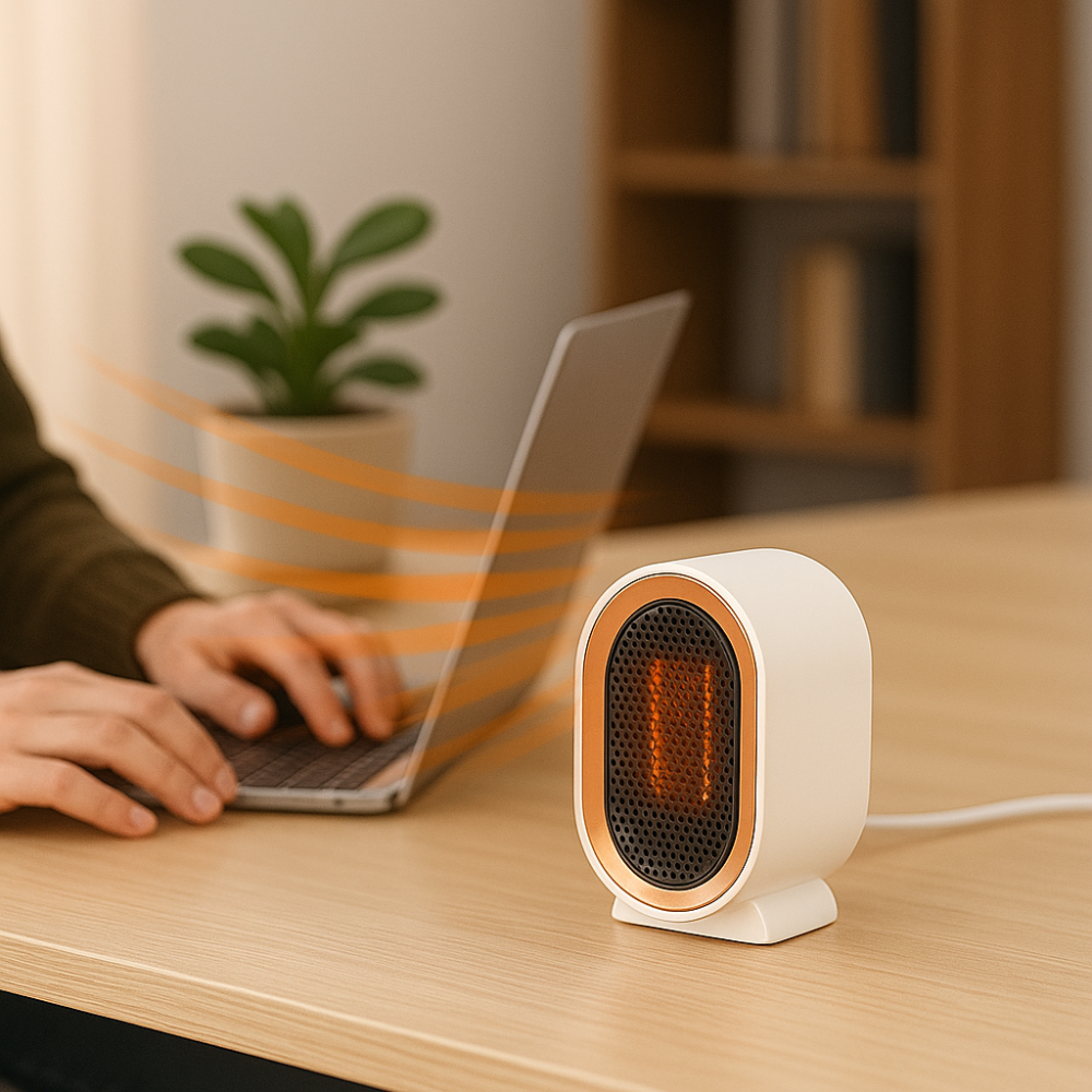 Chauffage d'appoint céramique portable - Compact et économe en énergie