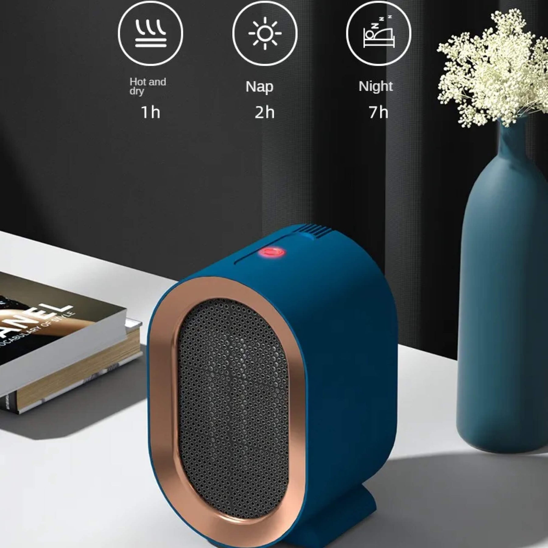 Chauffage d'appoint céramique portable - Compact et économe en énergie
