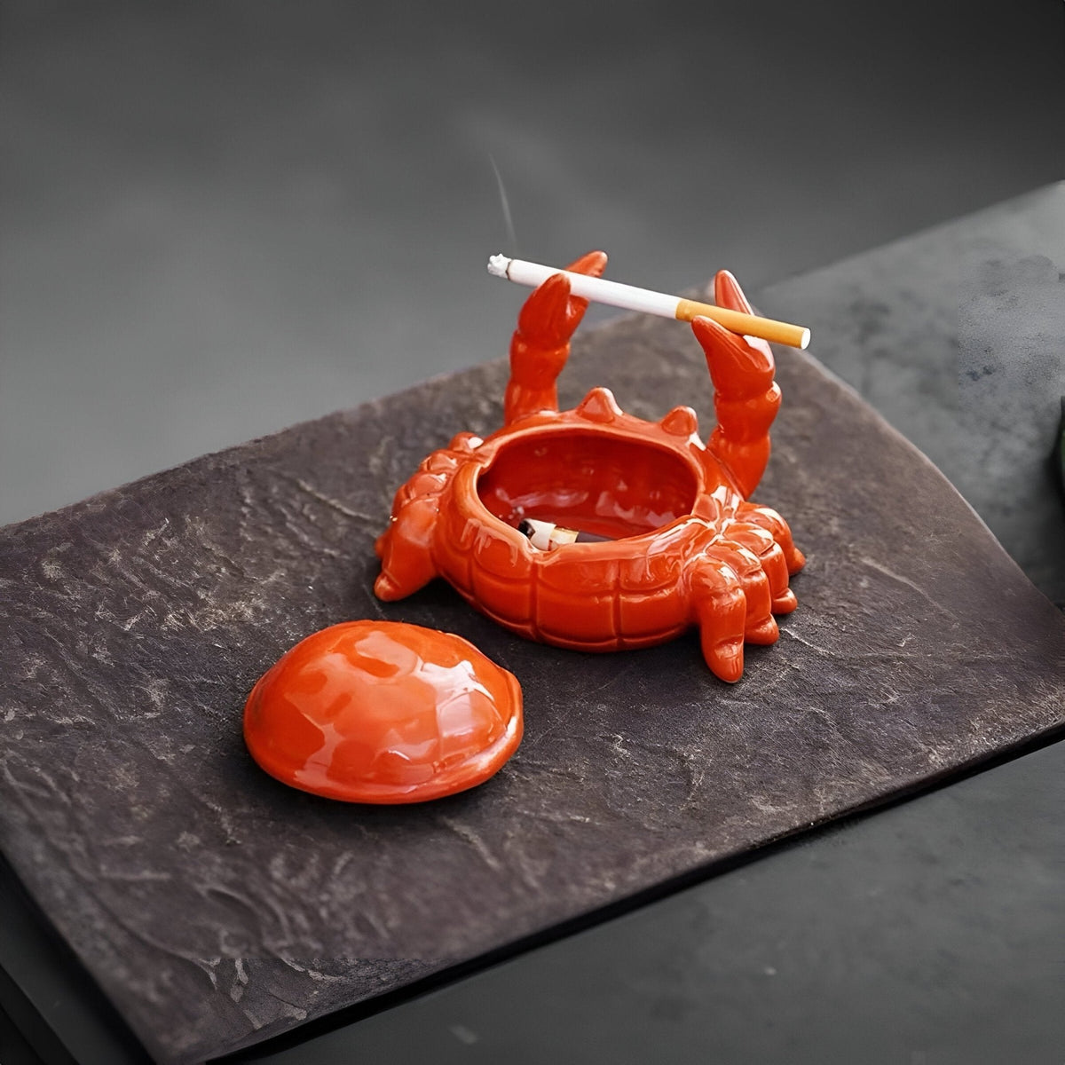 Cendrier en Céramique Design Crabe - Élégance et Fonctionnalité pour Décoration