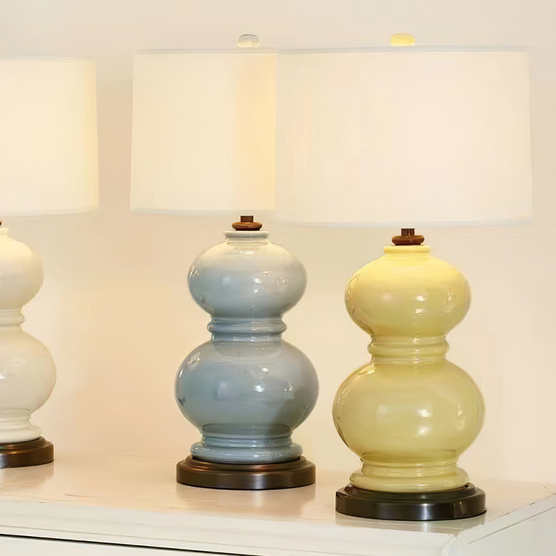 Lampe de Table en Céramique - Éclairage Réglable et Design Élégant