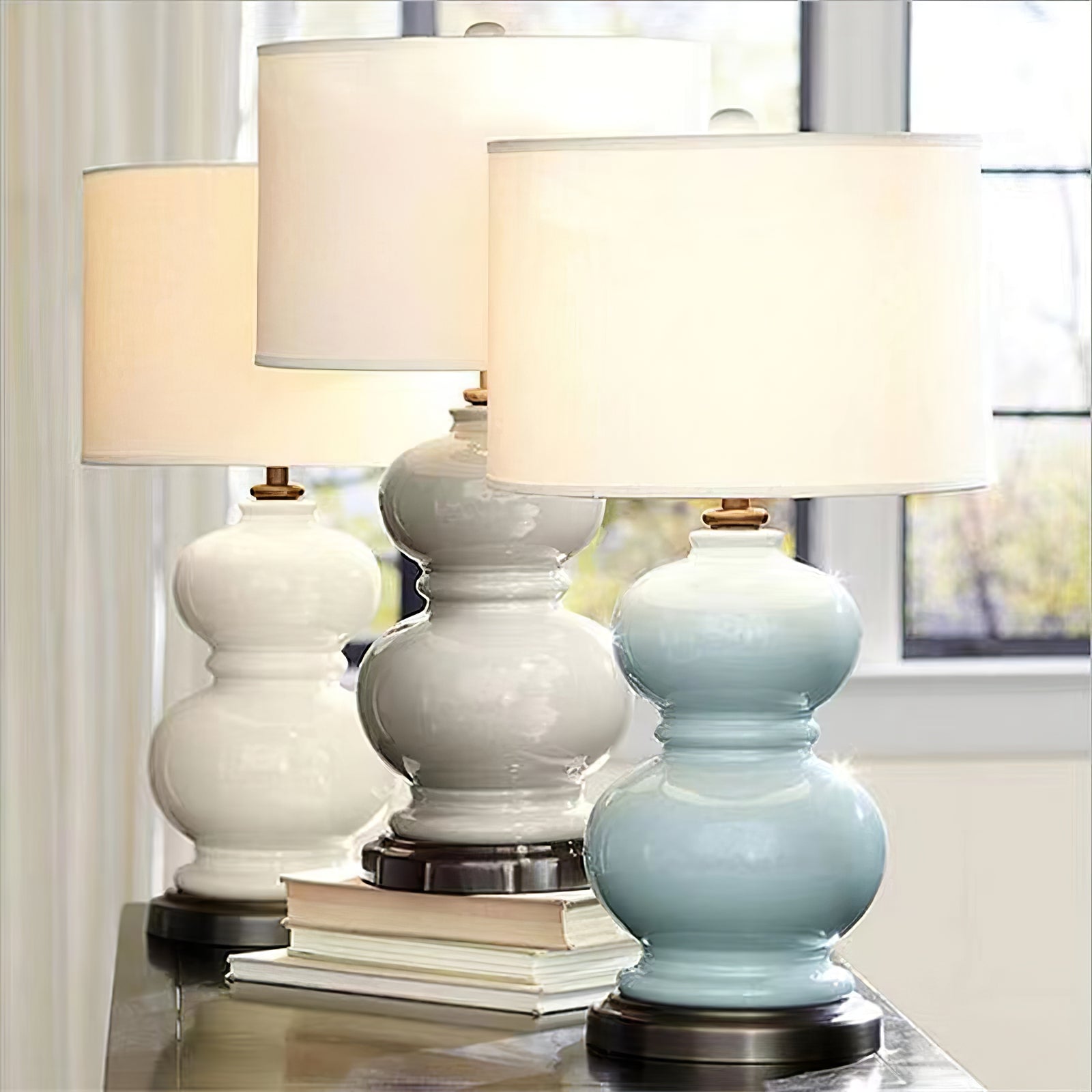 Lampe de Table en Céramique - Éclairage Réglable et Design Élégant