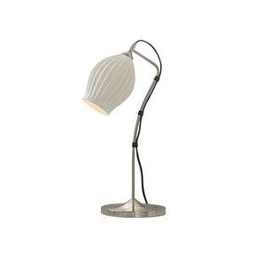 Lampe de Table en Céramique - Élégante et Sculpturale avec Texture Rainurée