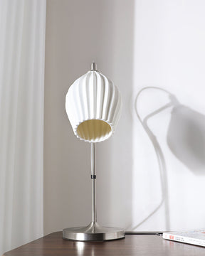 Lampe de Table en Céramique - Élégante et Sculpturale avec Texture Rainurée