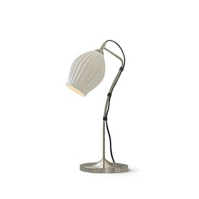 Lampe de Table en Céramique - Élégante et Sculpturale avec Texture Rainurée