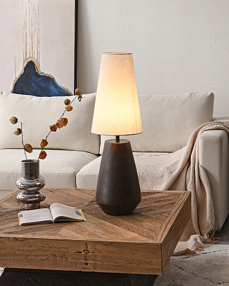 Lampe de Table en Céramique - Élégance Rustique pour Votre Intérieur