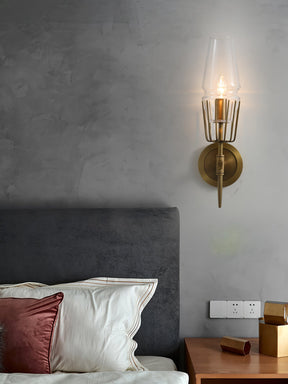 Applique Murale Noire et Dorée - Design Élégant et Durable