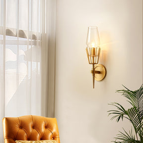 Applique Murale Noire et Dorée - Design Élégant et Durable