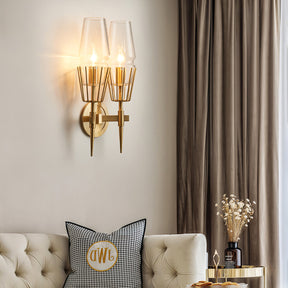 Applique Murale Noire et Dorée - Design Élégant et Durable