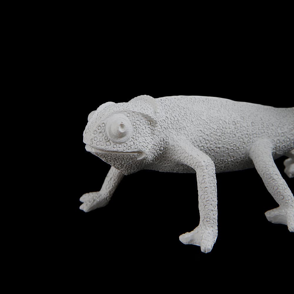 Lampe de Table Caméléon en Résine - Design Unique et Éclairage Chaleureux