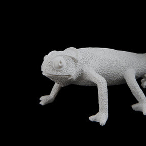 Lampe de Table Caméléon en Résine - Design Unique et Éclairage Chaleureux