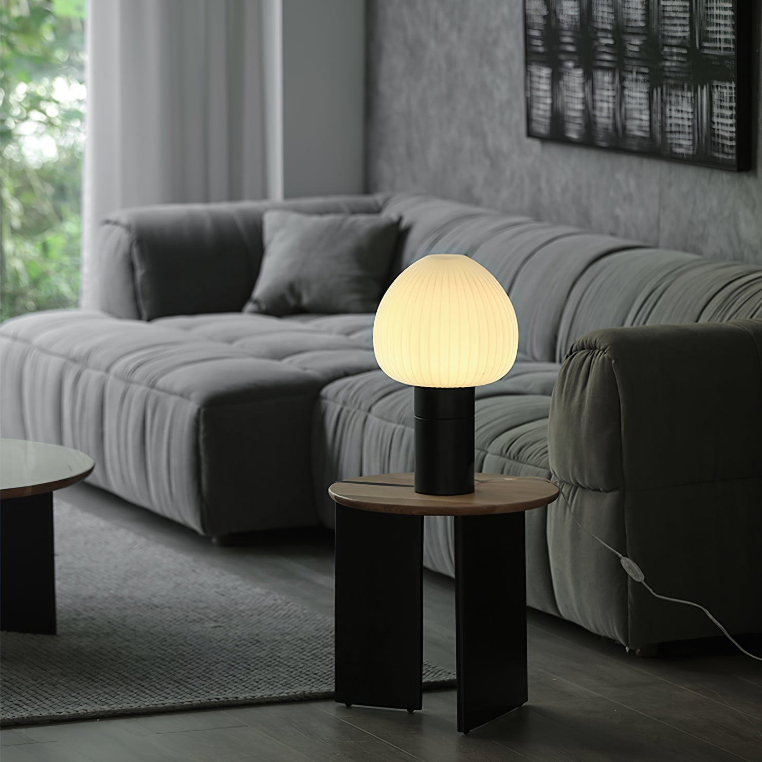 Lampe de Table Élégante en Verre - Ambiance Chaleureuse et Accueillante