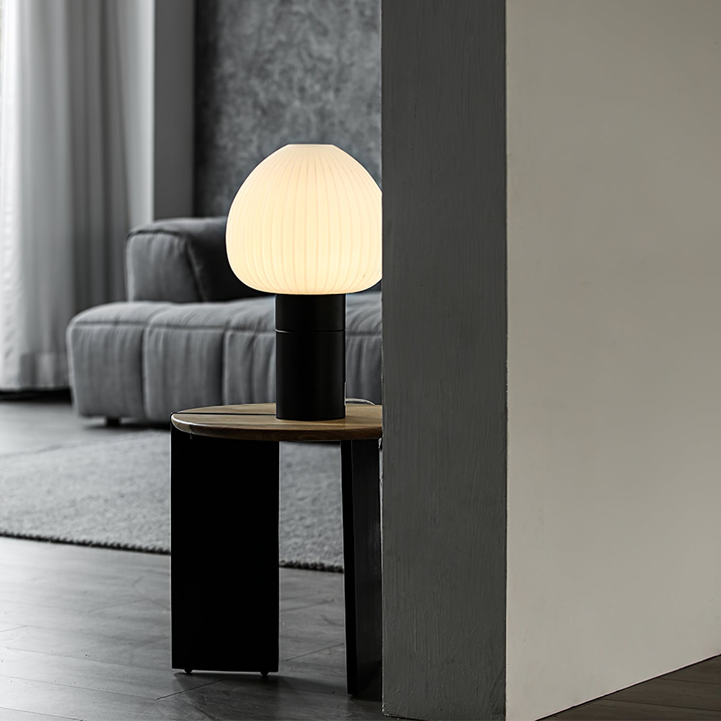 Lampe de Table Élégante en Verre - Ambiance Chaleureuse et Accueillante
