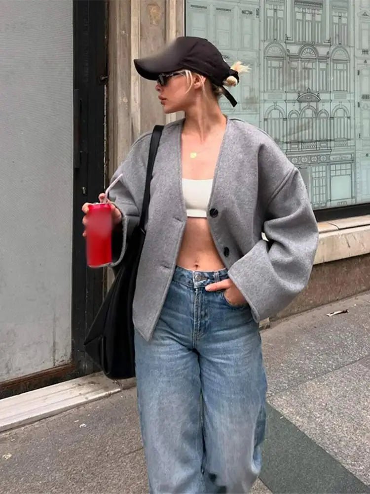 Manteau d'Hiver Surdimensionné pour Femmes - Confort Élégant et Chaud au Quotidien