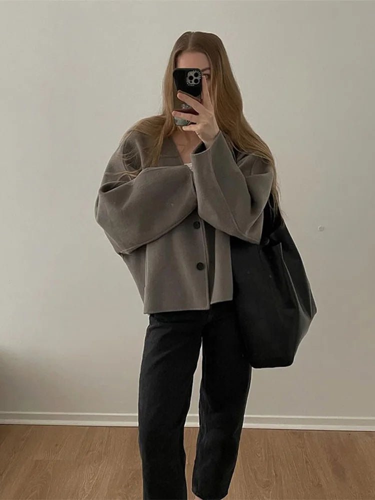 Manteau d'Hiver Surdimensionné pour Femmes - Confort Élégant et Chaud au Quotidien