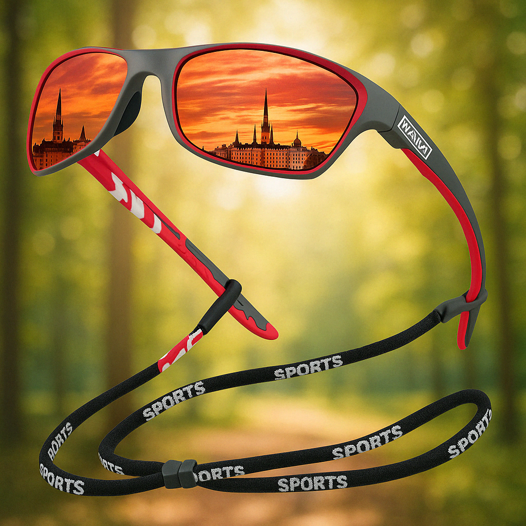 Lunettes de Soleil Polarisantes pour Sport - Protection UV400 et Confort Léger