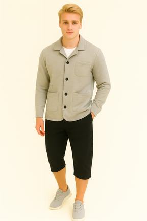 Veste Smart-Casual Élégante - Style Polyvalent et Confort Optimal