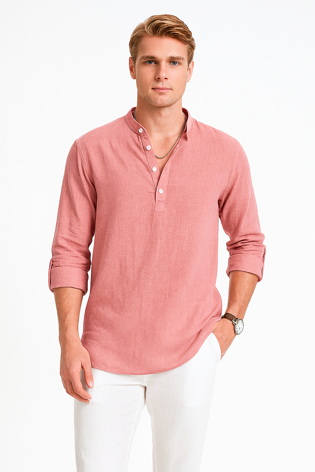 Chemise en Lin Détendue - Légère et Élégante pour Été
