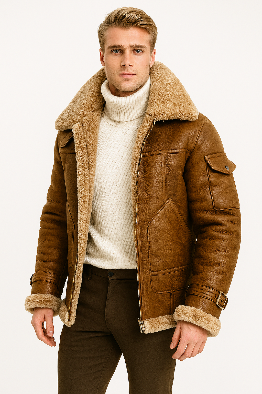 Veste Classique Élégante en PU - Confort et Style Intemporel