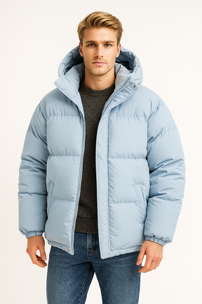 Veste à Capuche d'Hiver Chic - Confort Douillet et Style Polyvalent