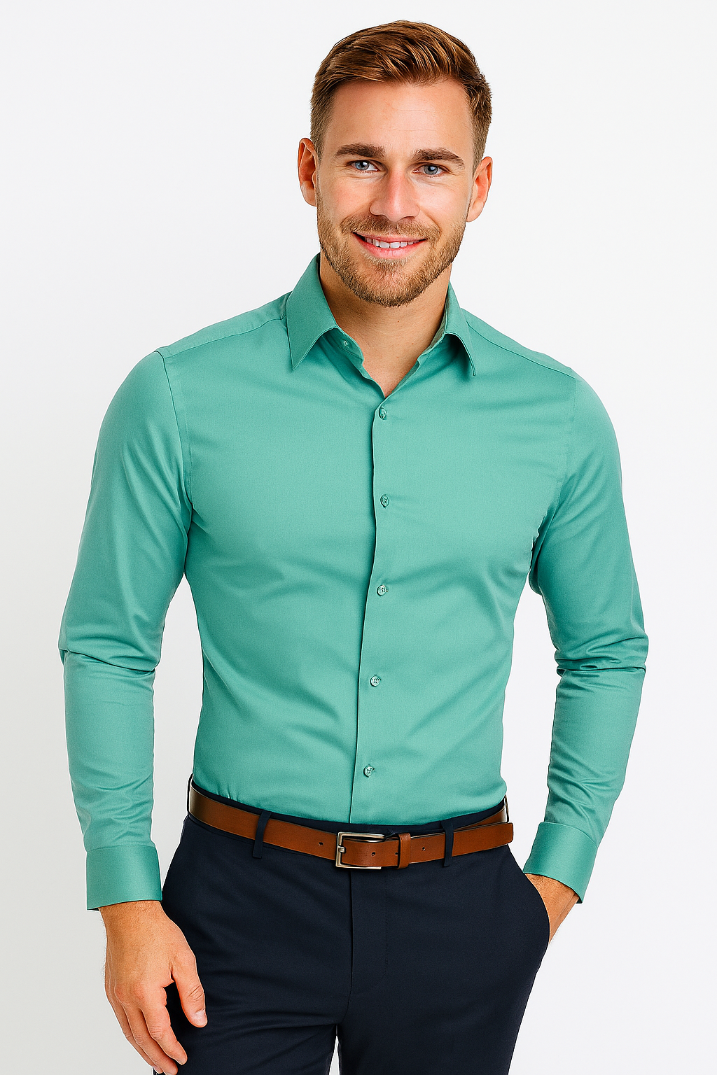 Chemise Élégante Confortable pour Hommes - Style Polyvalent et Entretien Facile