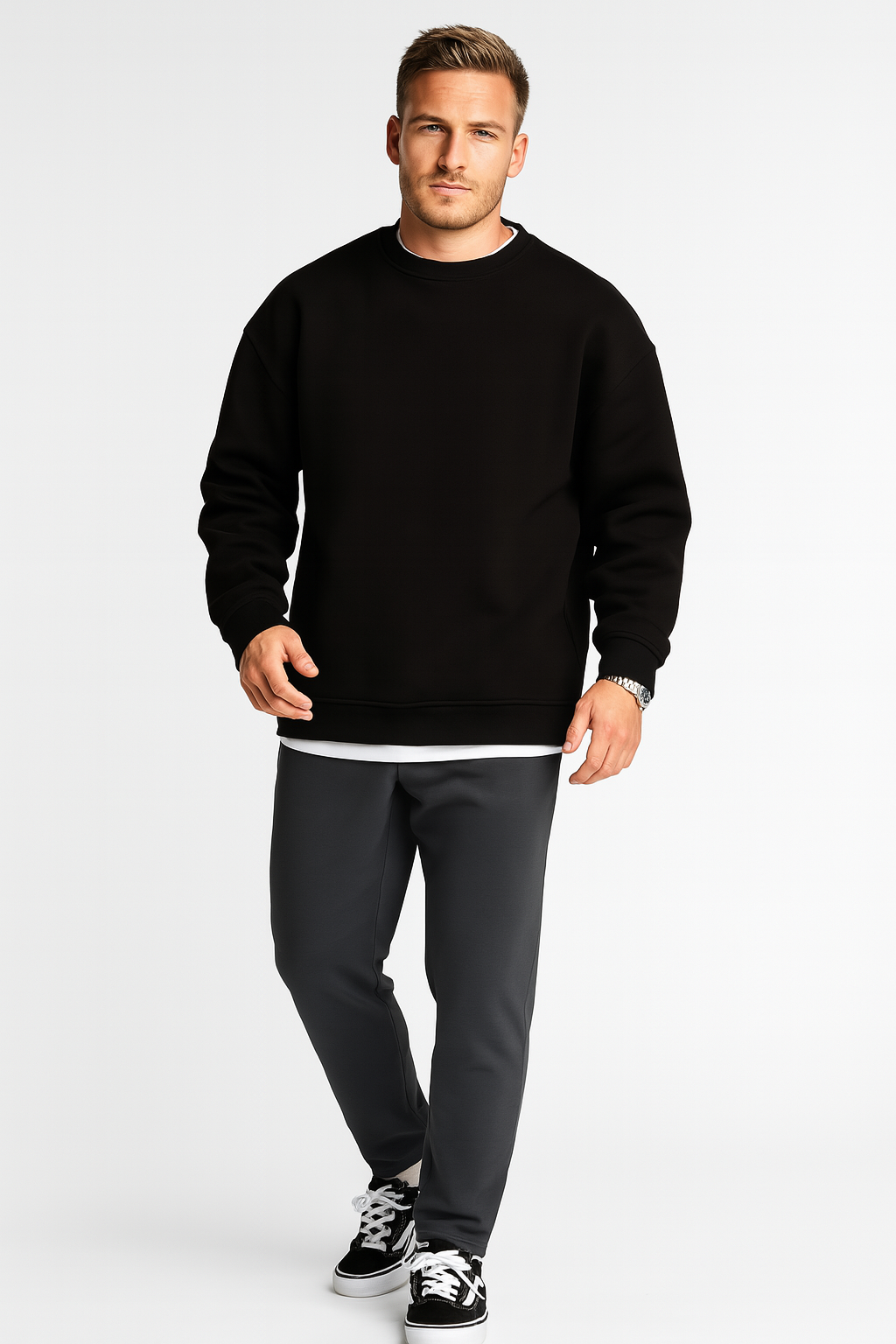 Pull Décontracté Confortable pour Actifs - Style Tendance et Polyvalent