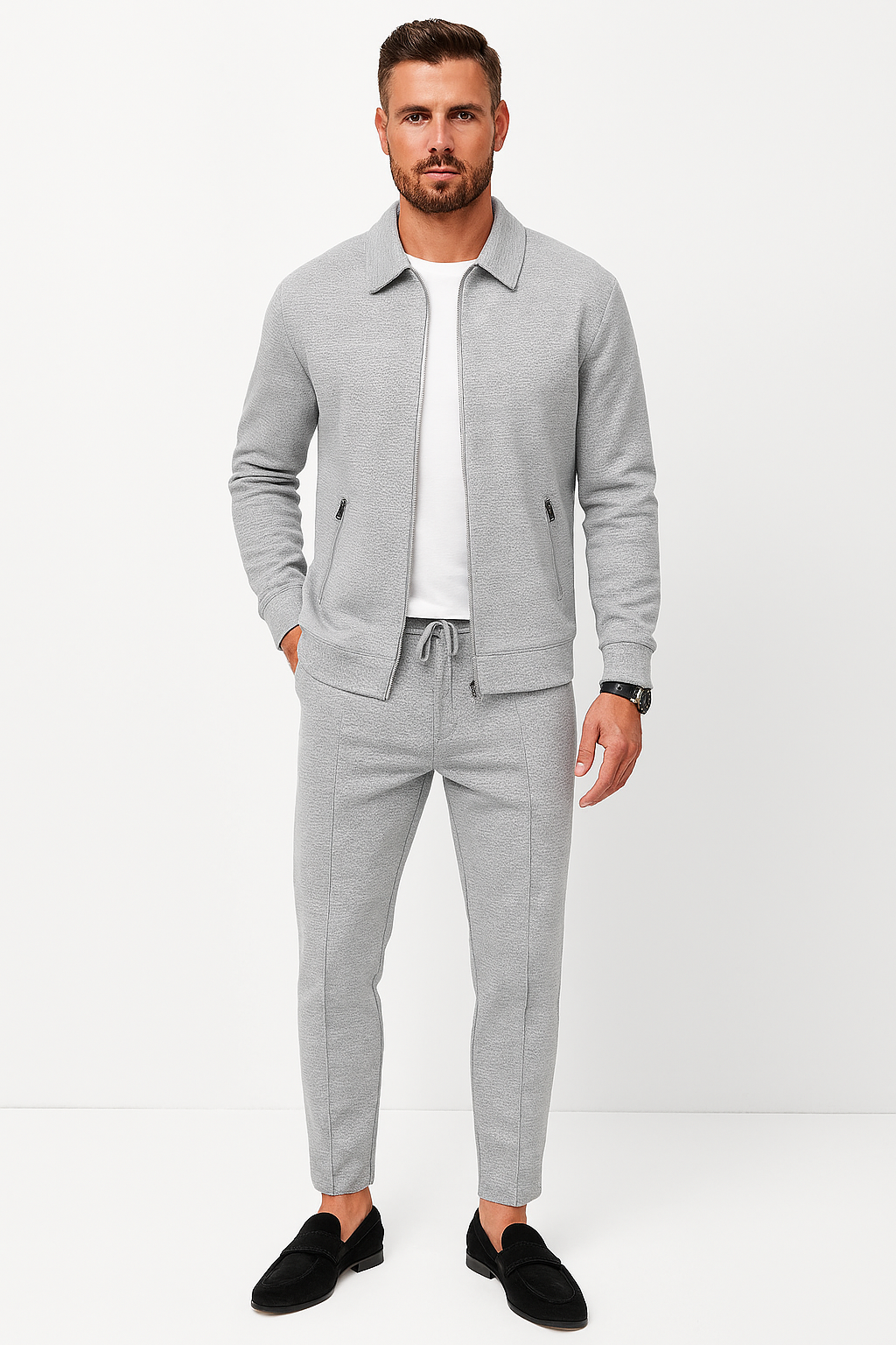 Ensemble sur Mesure pour Hommes - Élégance et Sophistication Polyvalente