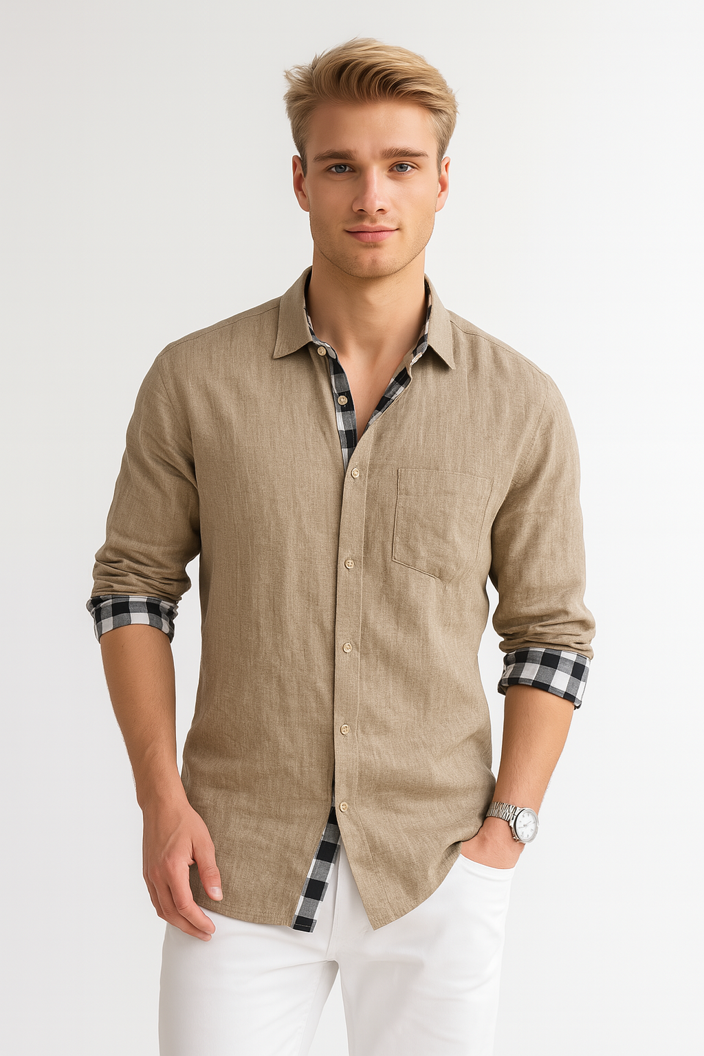 Chemise Habillée Classique Moderne - Style Élégant et Confort Optimal