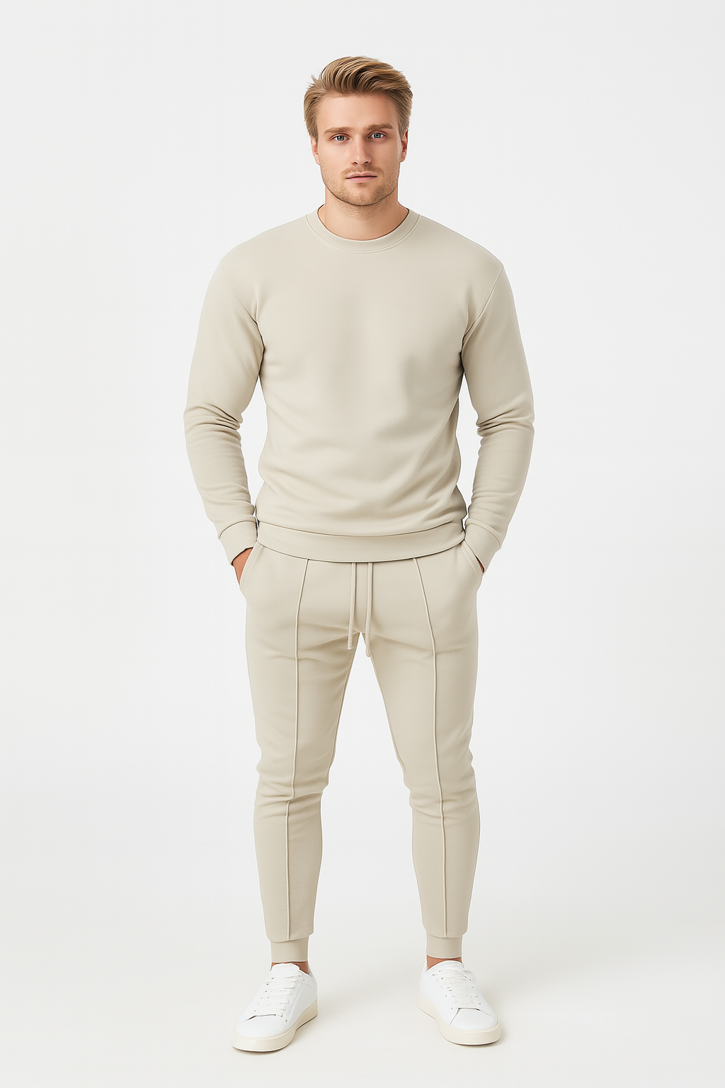 Survêtement Sportif Épuré - Style Chic et Confort Optimal
