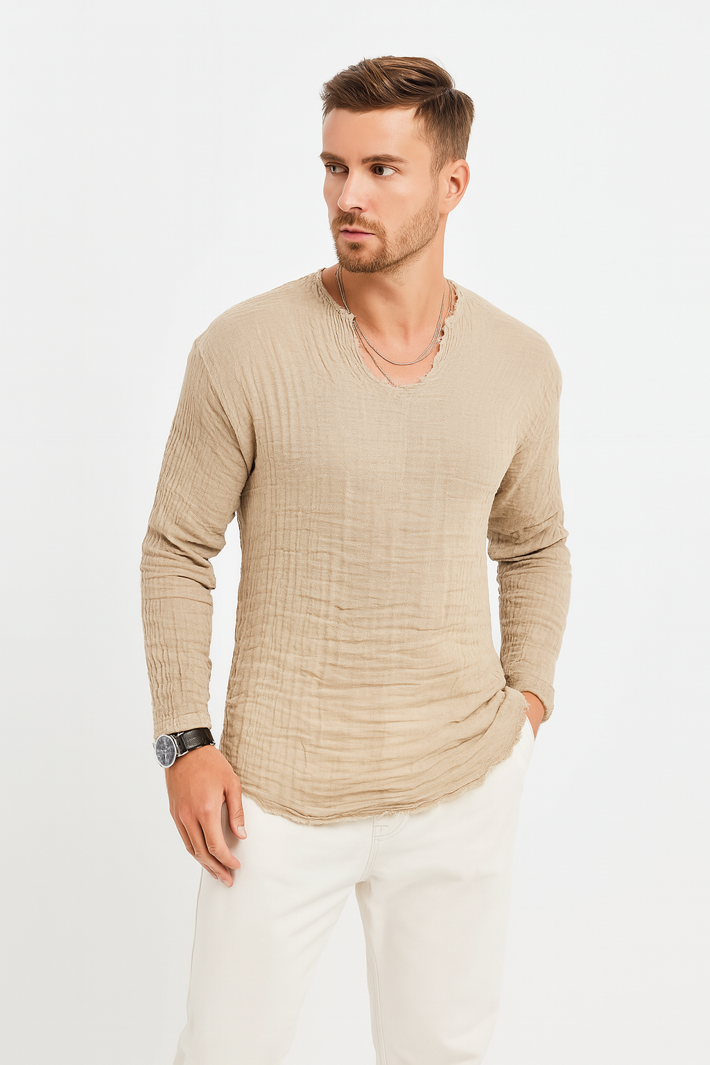 Chemise d'été légère pour Homme - Style Décontracté et Confort Optimal