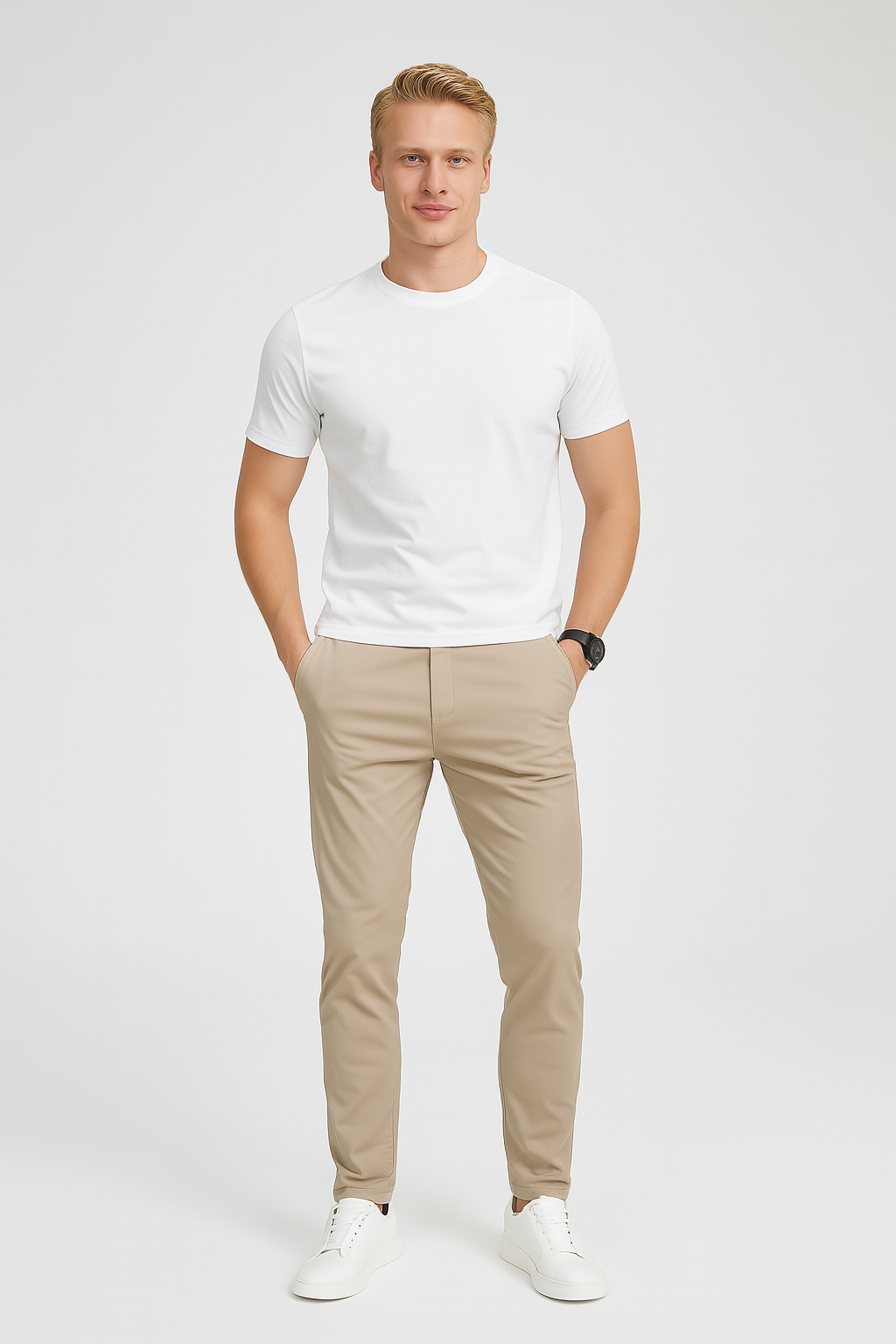 Pantalon Stretch Élégant pour Homme - Confort et Style Polyvalent