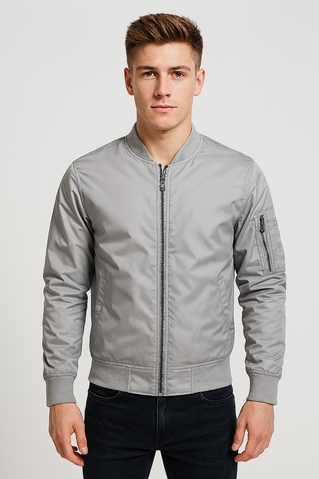 Veste Bombardier Moderne pour Homme - Confort Léger et Style Polyvalent
