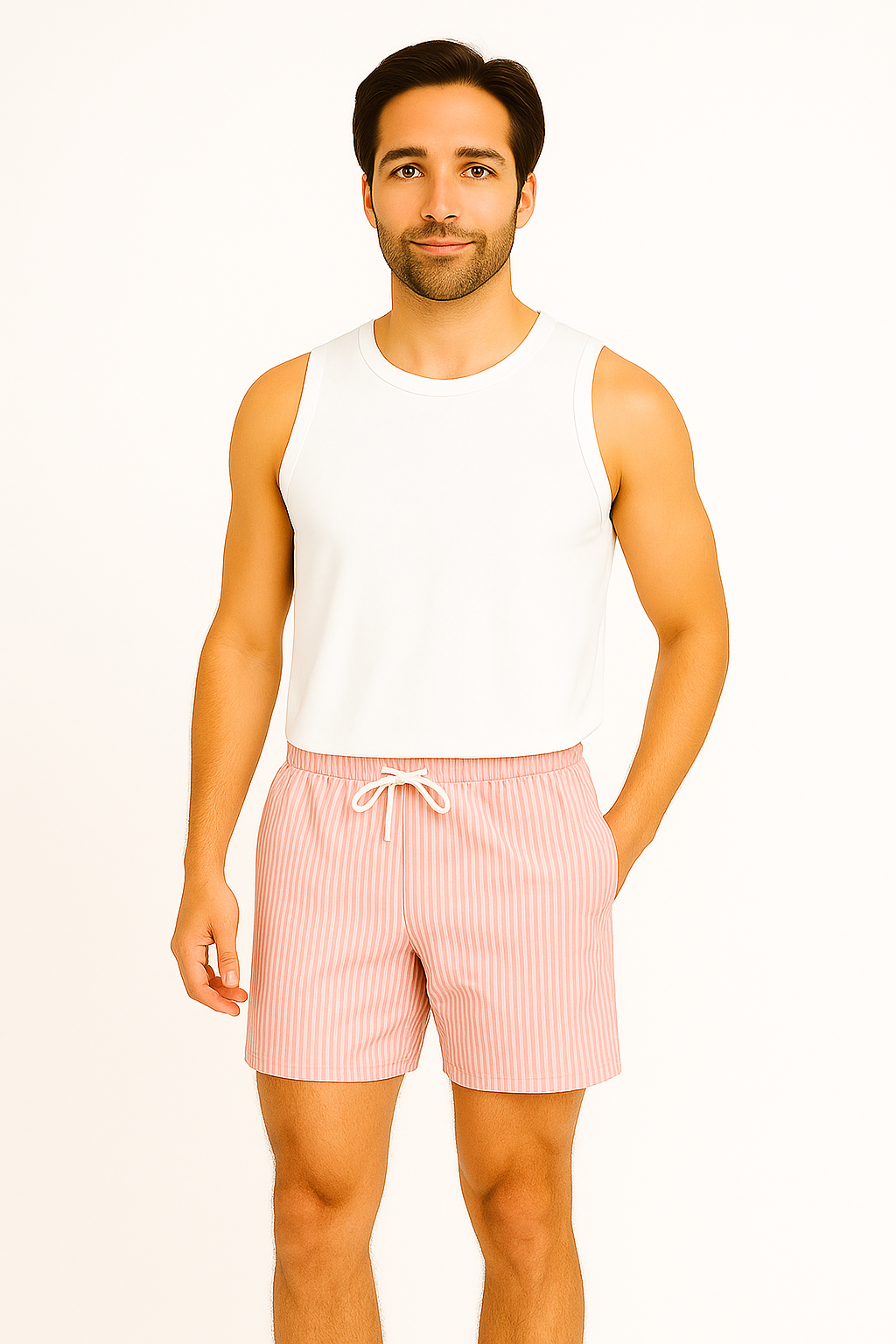 Shorts de Plage Rayés pour Hommes - Style Audacieux et Pratique