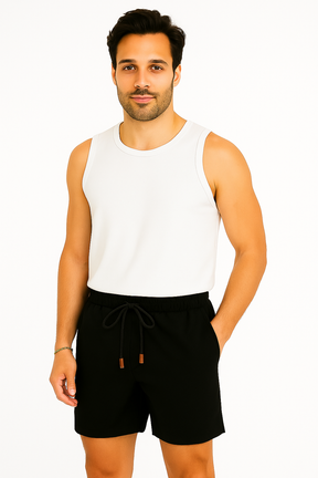 Shorts Légers à Cordon de Serrage - Confort et Style Décontracté pour Été